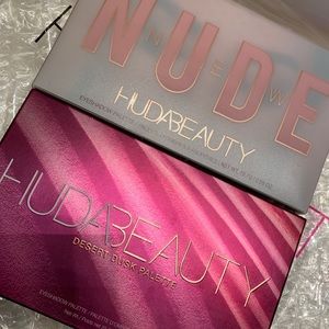 Huda Beauty Desert Dusk and Nude Pallete